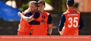 netherlands national cricket team vs afghanistan national cricket team match scorecard