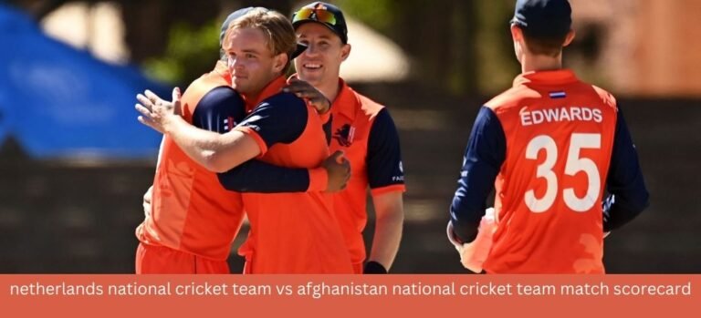 Netherlands National Cricket Team vs Afghanistan National Cricket Team Match Scorecard on November 03, 2023