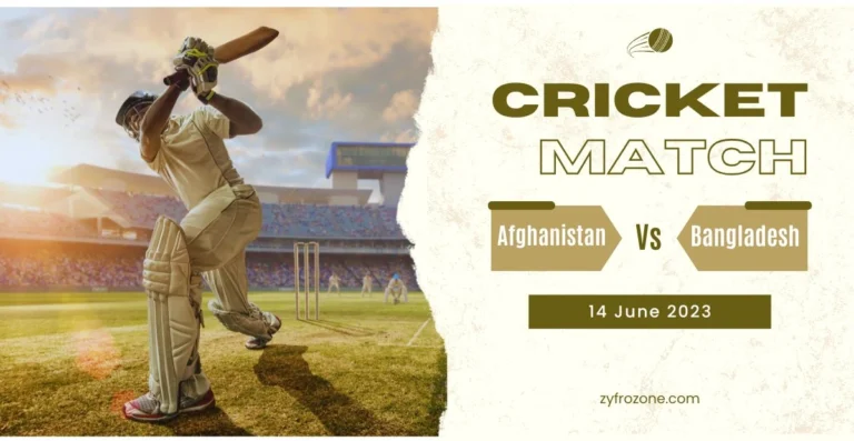 Afghanistan National Cricket Team vs England Cricket Team Match Scorecard on 14 June 2023