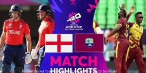 England Cricket Team vs West Indies Cricket Team Match Scorecard