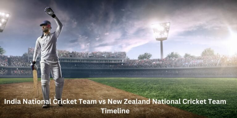 India National Cricket Team vs New Zealand National Cricket Team Timeline