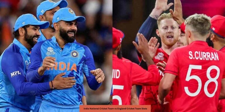 India National Cricket Team vs England Cricket Team Stats 2-4 August 2021