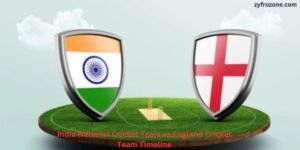 India National Cricket Team vs England Cricket Team Timeline