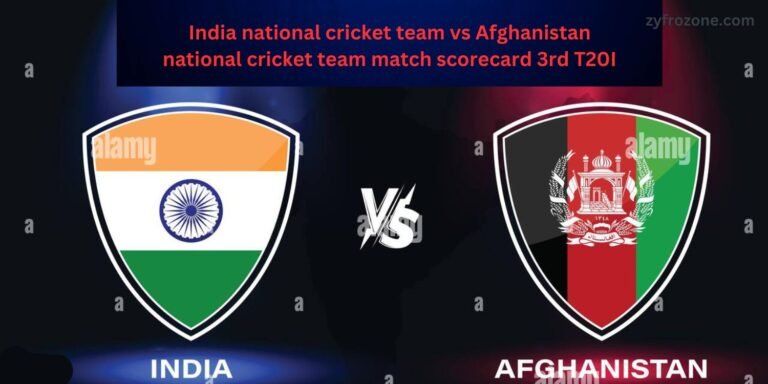 India national cricket team vs Afghanistan national cricket team match scorecard 3rd T20I