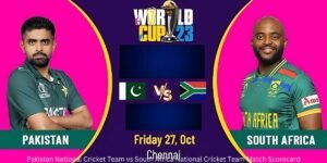 Pakistan National Cricket Team vs South Africa National Cricket Team Match Scorecard