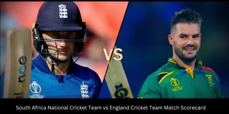 South Africa National Cricket Team vs England Cricket Team Match Scorecard For T20 World Cup