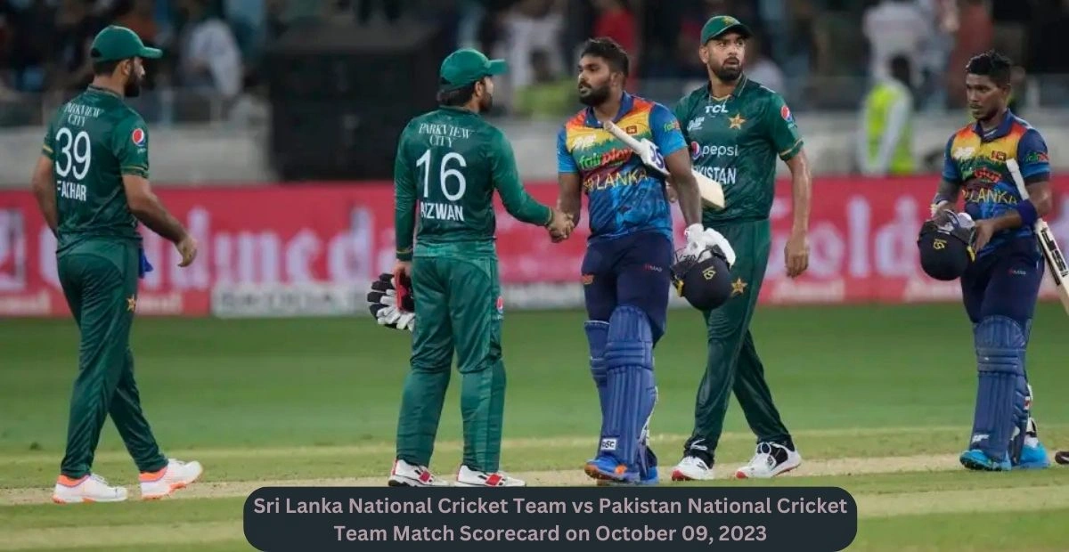 Sri Lanka National Cricket Team vs Pakistan National Cricket Team Match Scorecard on October 09, 2023