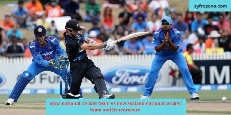 India national cricket team vs New Zealand national cricket team match scorecard 15 Nov 2023